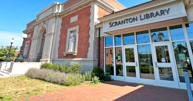 ec scranton library logo